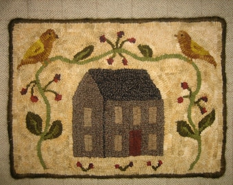 Rug Hooking Kit or Pattern "Home Sweet Home"