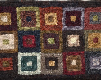 Kit de enganche para alfombras "Simply Squares", ideal para principiantes