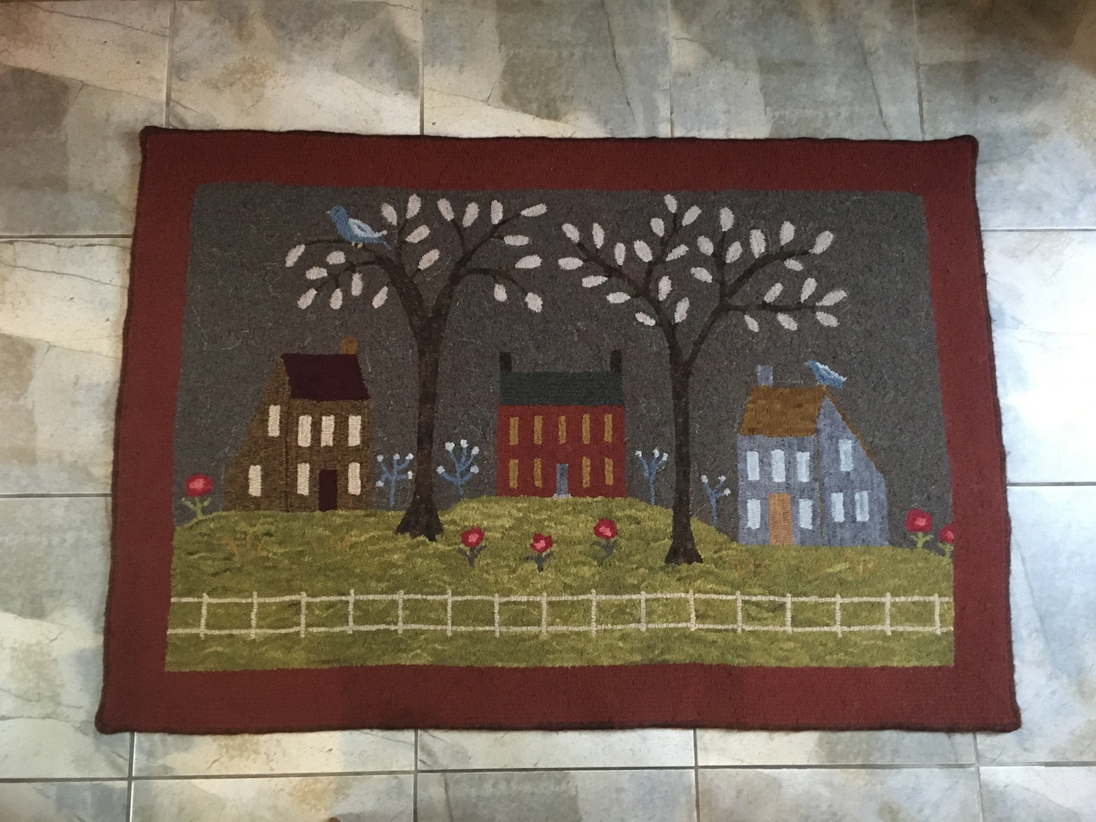 Country Rug Pattern Rug Hooking Pattern