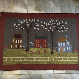 Rug Hooking Pattern &quot;Country Life&quot;