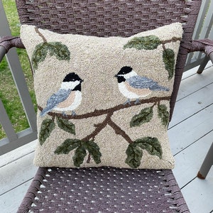Rug Hooking Kit or Pattern &quot;My Little Chickadees&quot;