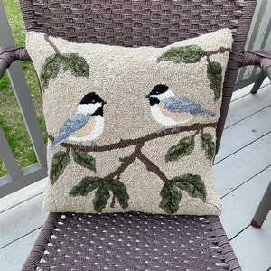 Rug Hooking Kit or Pattern "My Little Chickadees"