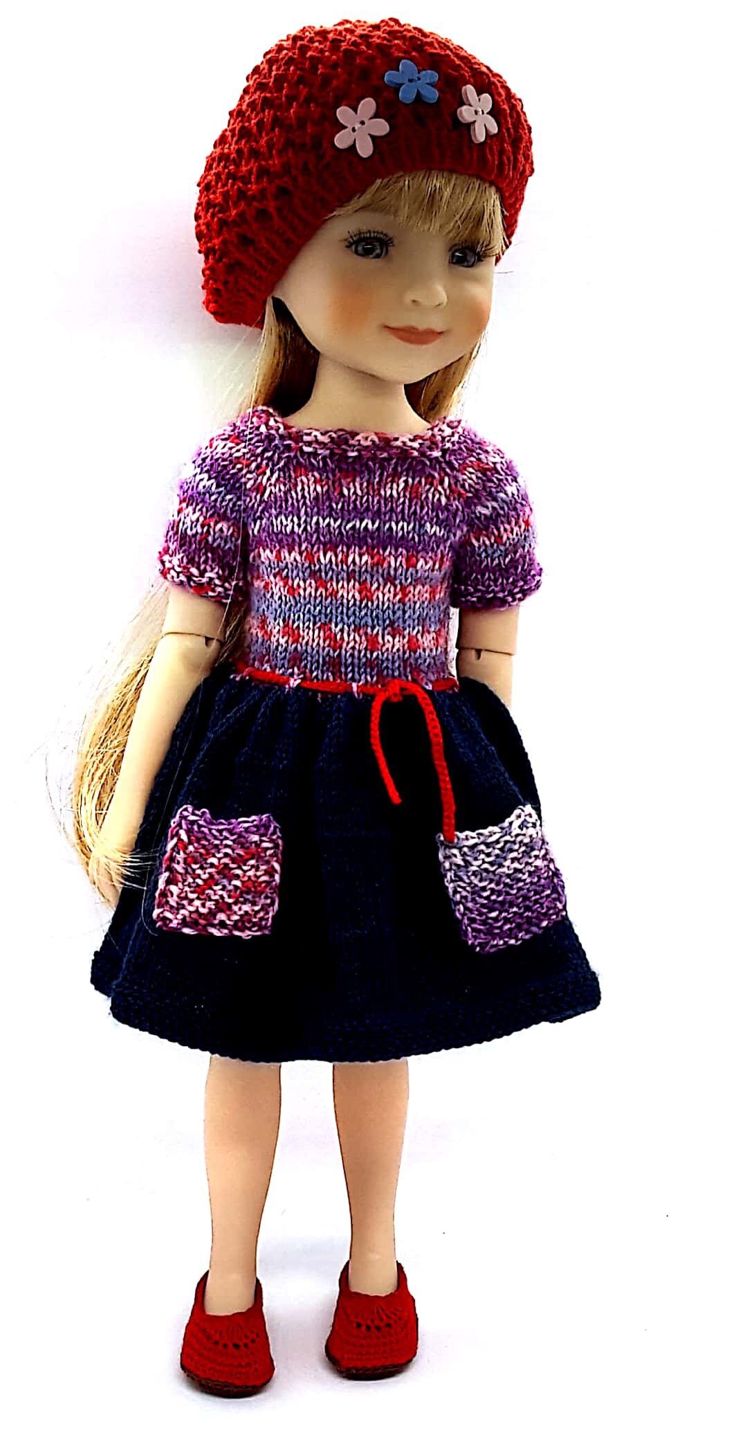 Ruby Red Fashion Friends Doll Outfit Dress Hat and Shoes Etsy