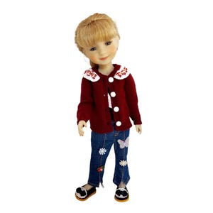 Cardigan for 14,5&quot; Ruby Red Fashion Friends doll