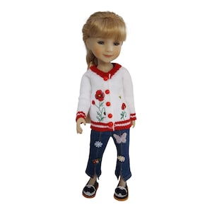 Cardigan for 14,5&quot; Ruby Red Fashion Friends doll
