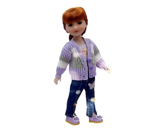 Vest voor 14,5" robijnrode Fashion Friends-pop