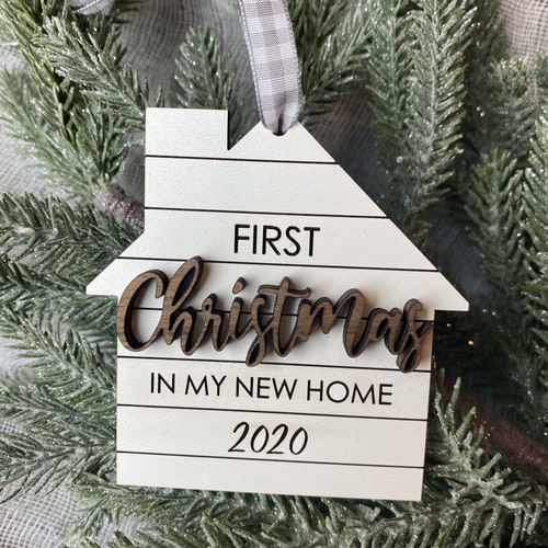 Our First Home Christmas Ornament Real Estate Agent Gift New Etsy