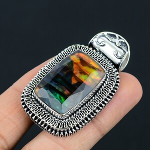 Beautiful SPARK crystal teardrop on 925 silver chain