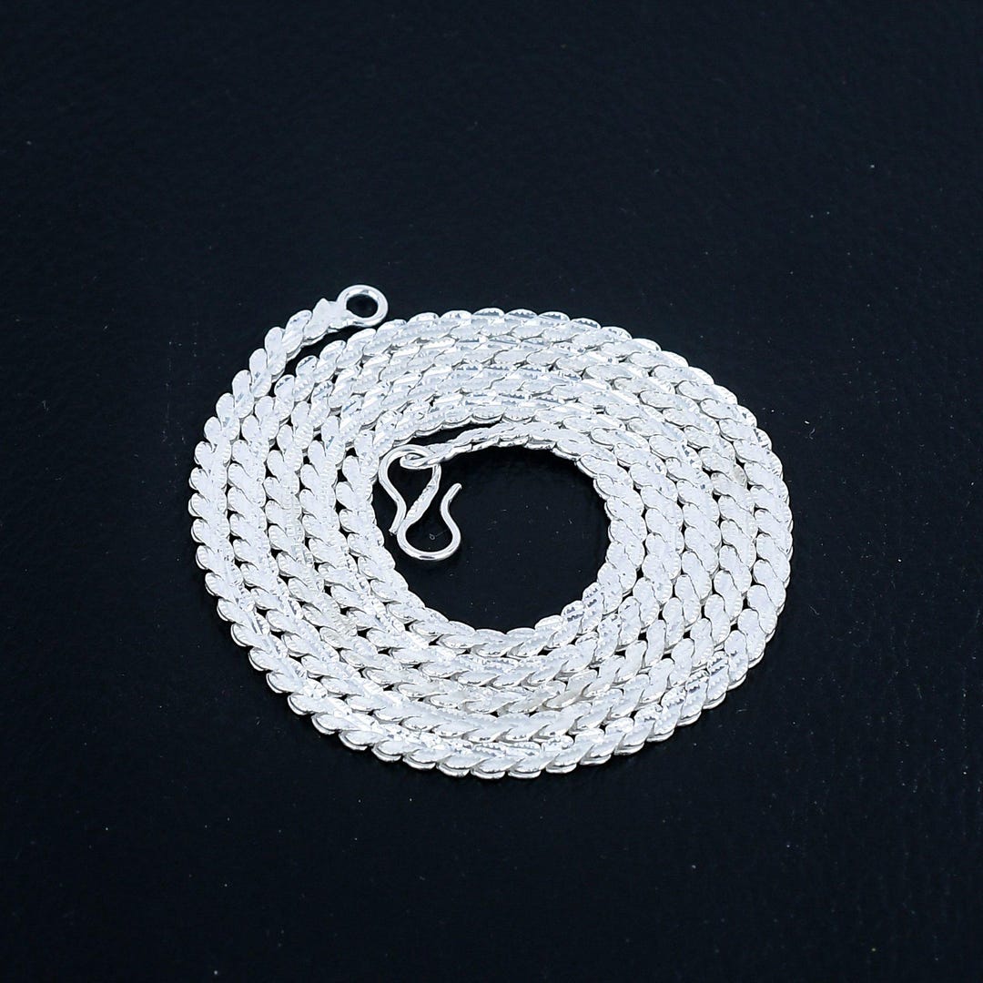 【STONEHENgE】DAL〜Silver Snake Chain Necklace SA24C13P STONEHENgE】DAL〜Silver Snake Chain Necklace SA24C13P