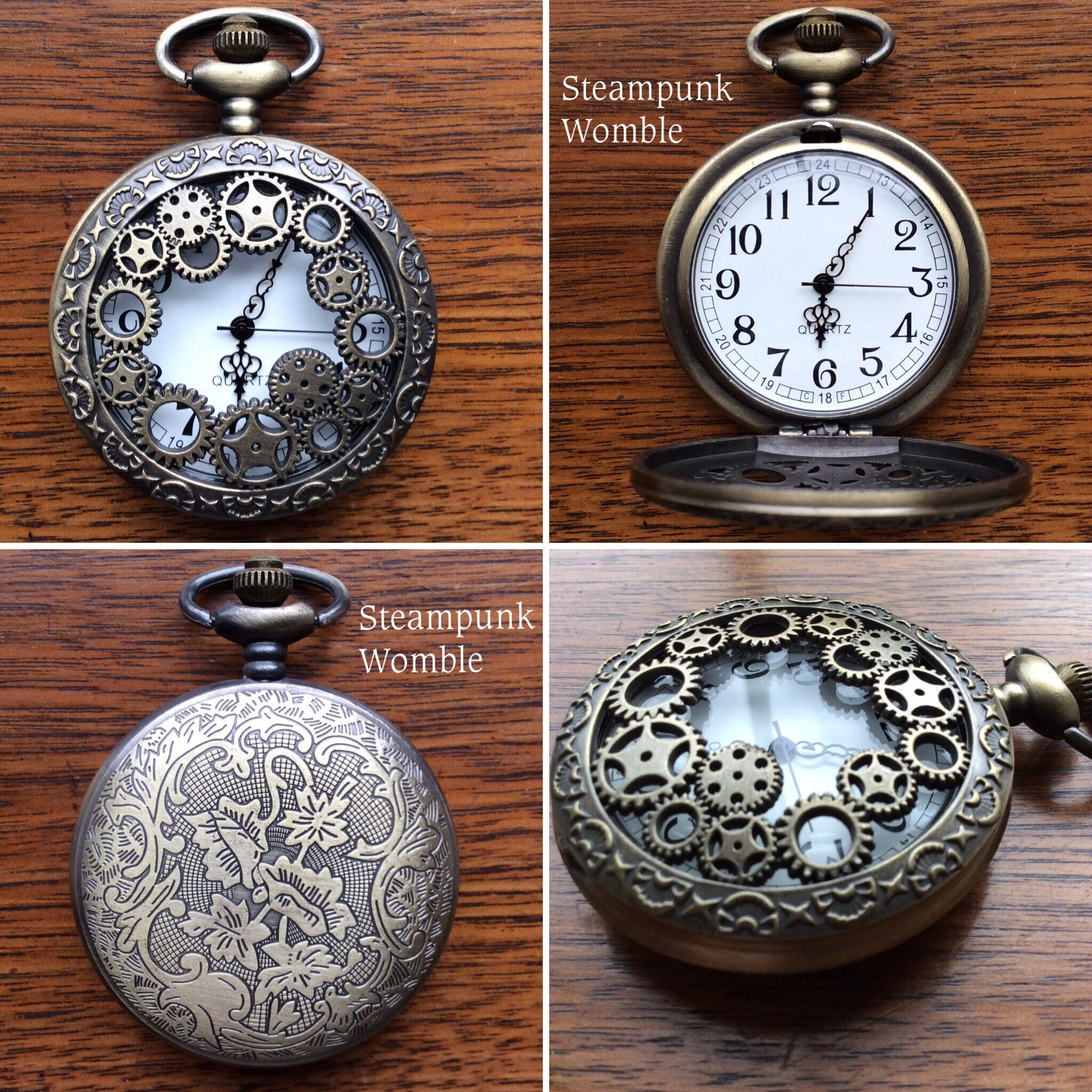 Pocket Watch Steampunk Costume Victorian Cosplay Full Etsy UK