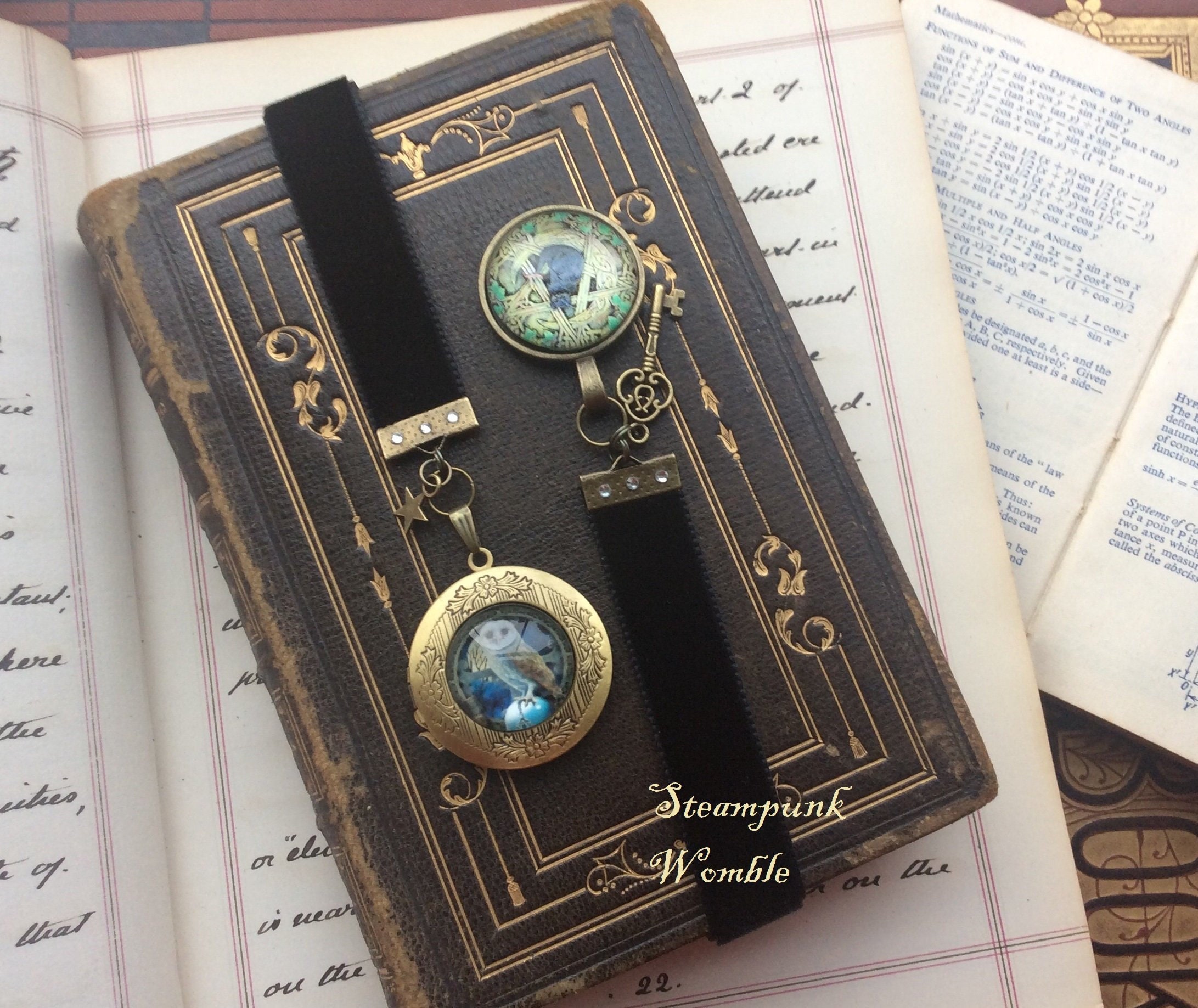 Grimoire Bookmark Gifts For A Pagan Book Of Shadows Occult Etsy