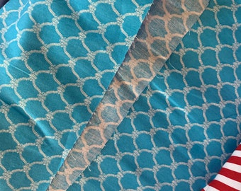 Fabric Finders Turquoise Ropes Fabric