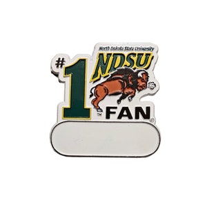 North Dakota State Bison NDSU Magnet #1 NDSU Fan Size 3 By 3 New NCAA