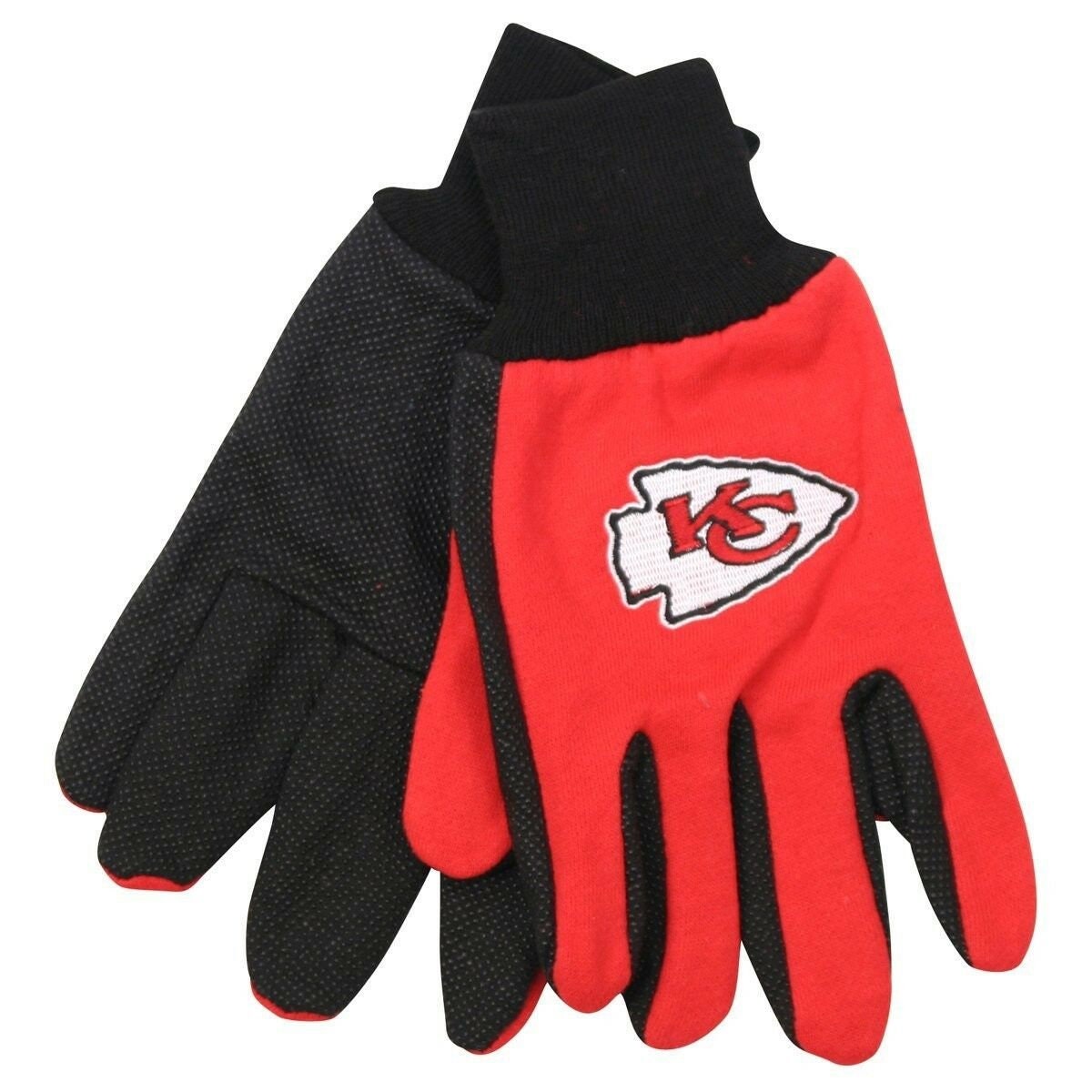 KANSAS CITY CHIEFS Sports Utility Gloves With Pvc Grip 2 Tone Etsy