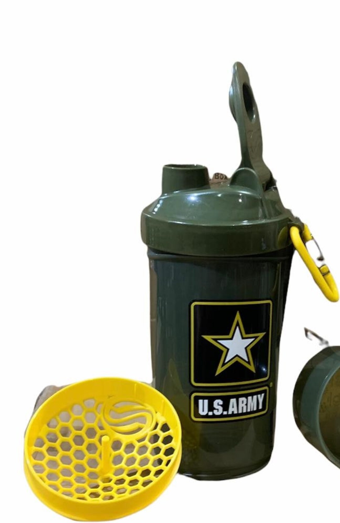 U.s.army GREEN Shaker Bottle Smartshake Original2go One 27oz Smart Shaker Bottle &cup Blender