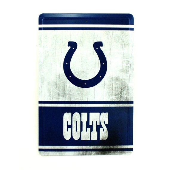 Indianapolis Colts Tin Team Sign Retro Style Sign Is The | Etsy