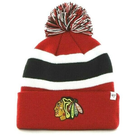 Chicago Blackhawks Cuffed Knit Beanie 