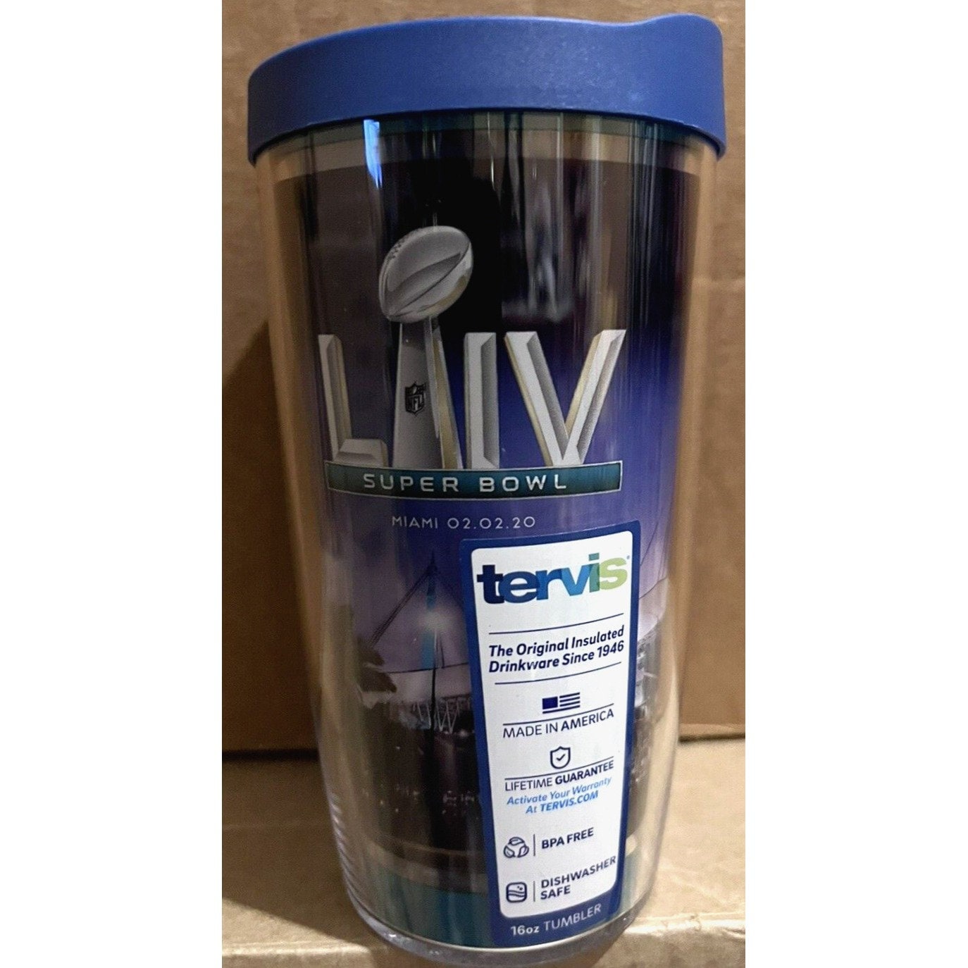 Super Bowl Game Tervis 16 Oz Tumbler LIV (54) 02.02.2020 and the Kansas ...