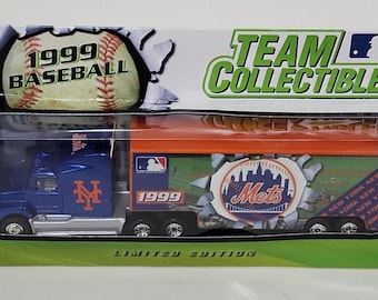 1999 New York Mets Hauler Semi Diecast Tractor Trailer Truck By White Rose Collectibles