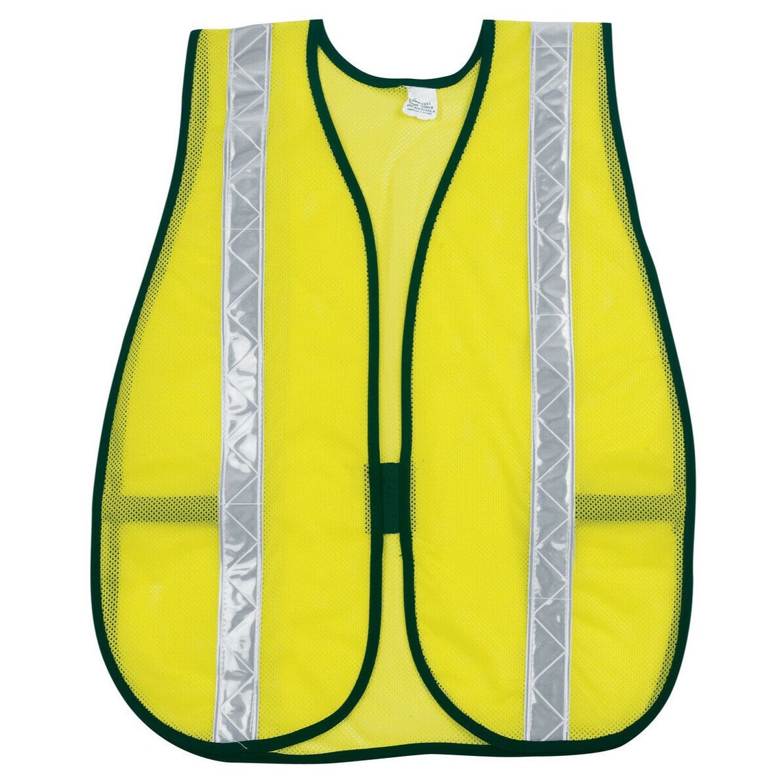 Safety Vest Polyester Mesh Lime Green 18 X 47 Etsy