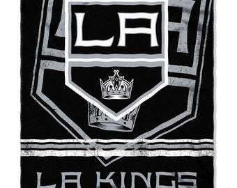 Officially Licensed Northwest Fleece Throw Los Angeles Kings NHL Professional Hockey Sports Team 50 x 60 Fleece Fabric Throw