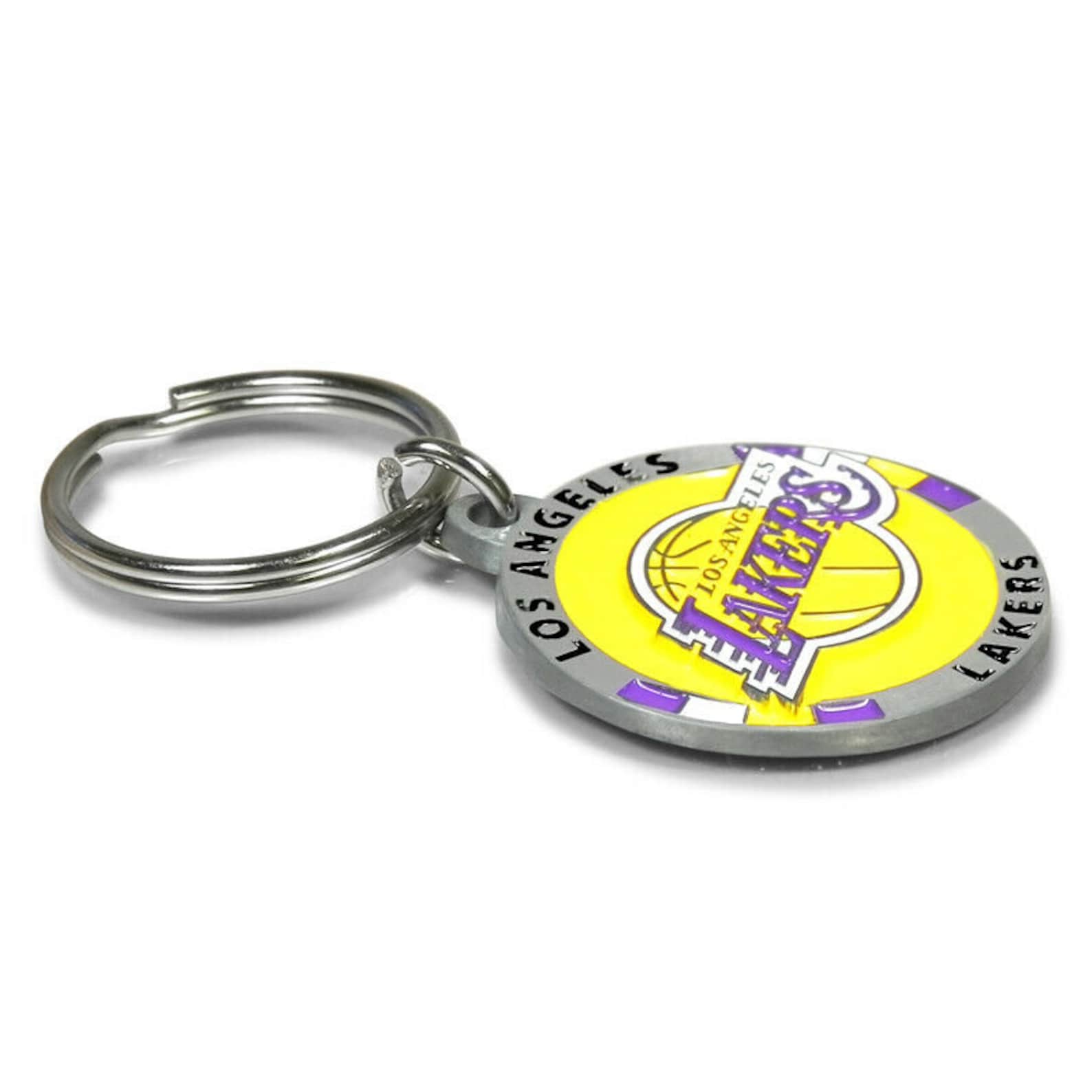 Los Angeles Lakers NBA Keychain Key Ring Pewter Key Chain Team Etsy