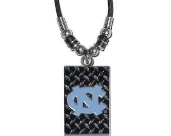 North Carolina Tar Heels NCAA Official Team Fan Gear Diamond Plate Rope Pendant