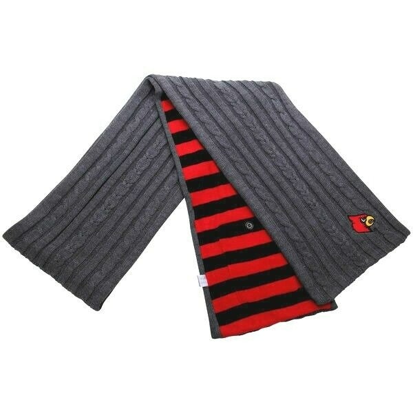 louisville cardinals winter scarf