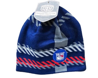 New York Rangers NHL Winter Hockey Beanie Hat With Fuzzy Pom Blue Red White With Embroidered Logo Patch Warm Knit Cotton Acrylic - Etsy New York Rangers NHL Winter Hockey Beanie Hat With Fuzzy Pom Blue Red White With Embroidered Logo Patch Warm Knit Cotton Acrylic - Etsy