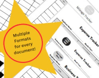 Business Expense Trackers- Track Expenses, Miles, Meals and MORE!