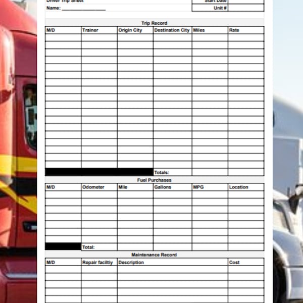Truck Driver - Etsy