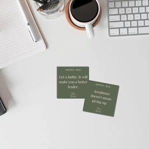 Rooted + Real Leadership Affirmation Cards | Printable Digital Download