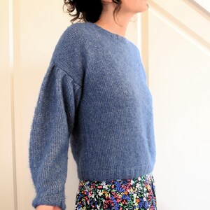 SWEATER KNITTING PATTERN - schema maglia donna ai ferri - bottom up construction - beginner friendly knitting pattern - italiano e inglese