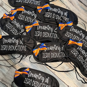 Cheer Dance Cheerleader Sleep Mask Team Gift Big Sister Little Sister Volleyball Soccer Competition