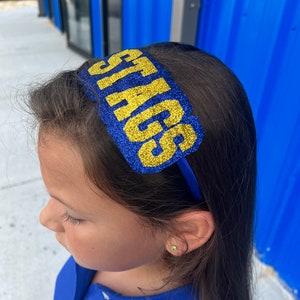Cheer Dance Volleyball Soccer Glitter Headband