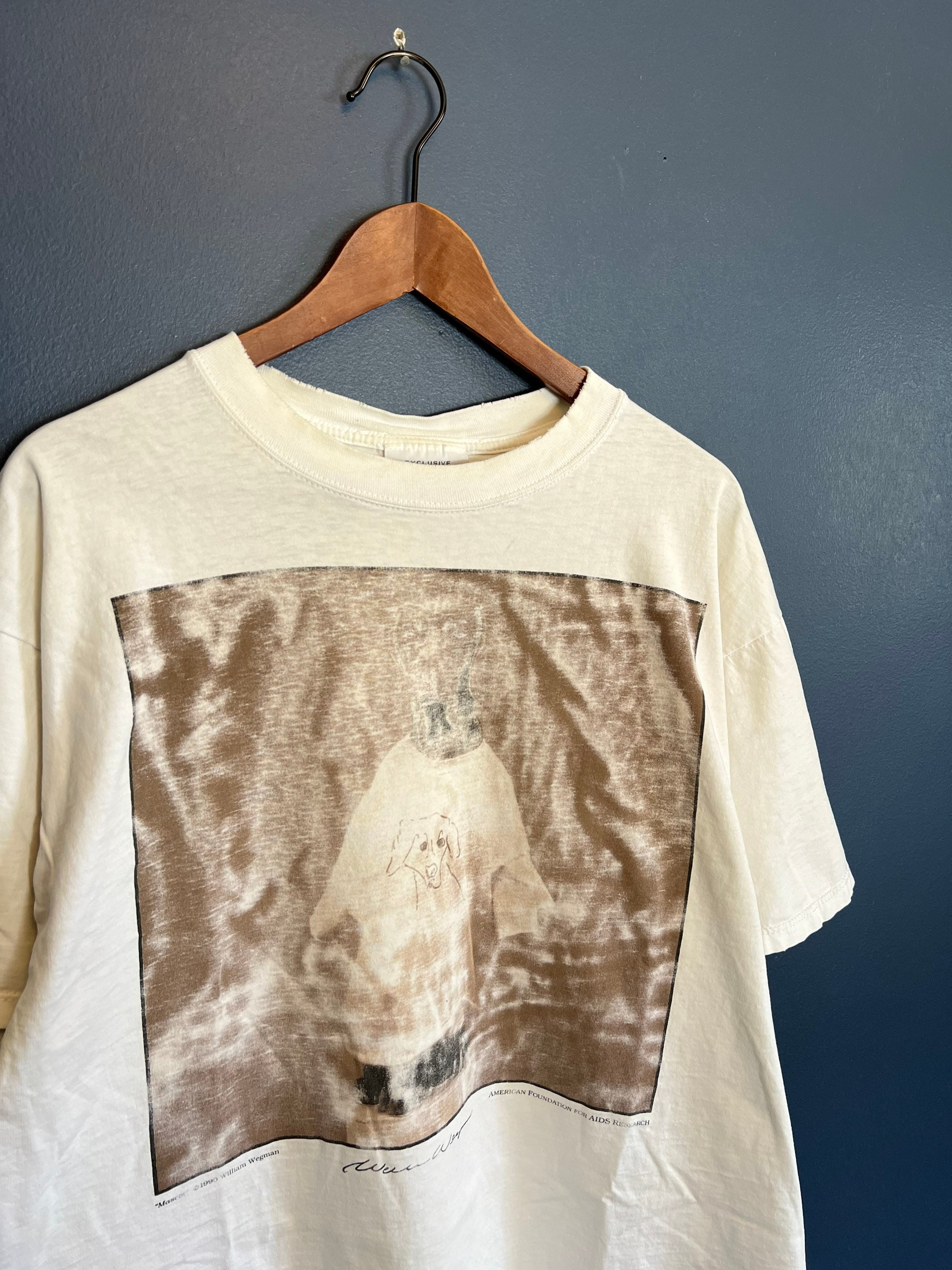 Vintage 1990 William Wegman mascot Art T Shirt Tee Size X - Etsy
