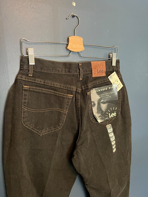 Brand New Vintage 90’s Lee Riveted Black Denim Jea