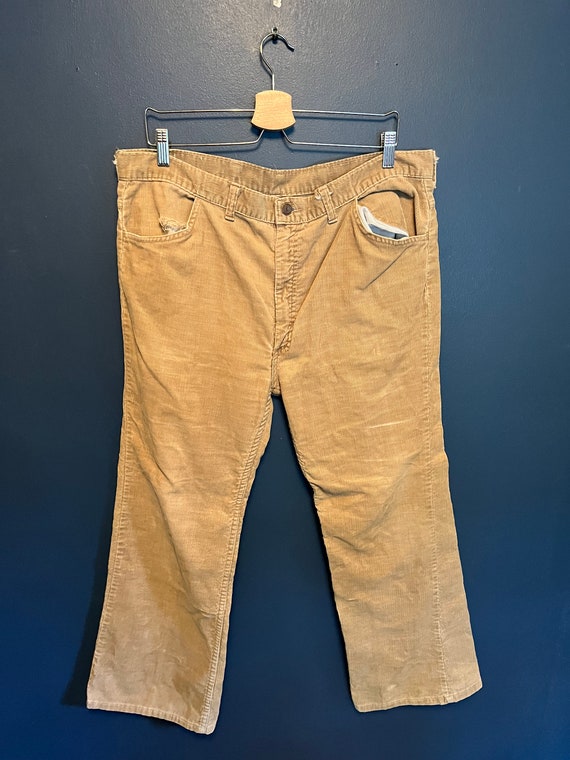 Vintage 80’s Roebucks Corduroy Denim Pants Size 3… - image 3