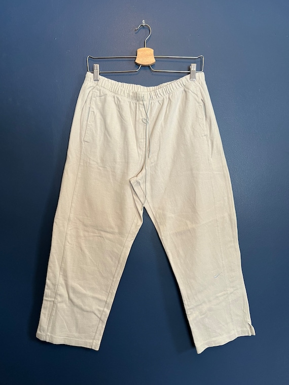 Vintage Y2K Nike Embroidered Swoosh Capris Pants … - image 2