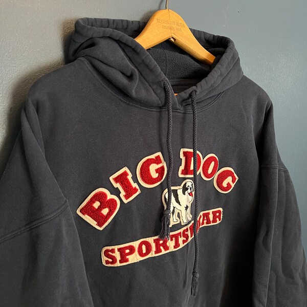 Vintage Y2K Big Dogs Sportswear Hoodie Size XL