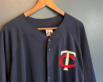 Minnesota Twins 80s "Cooperstown" Throwback ROAD Jersey by  Majestic
