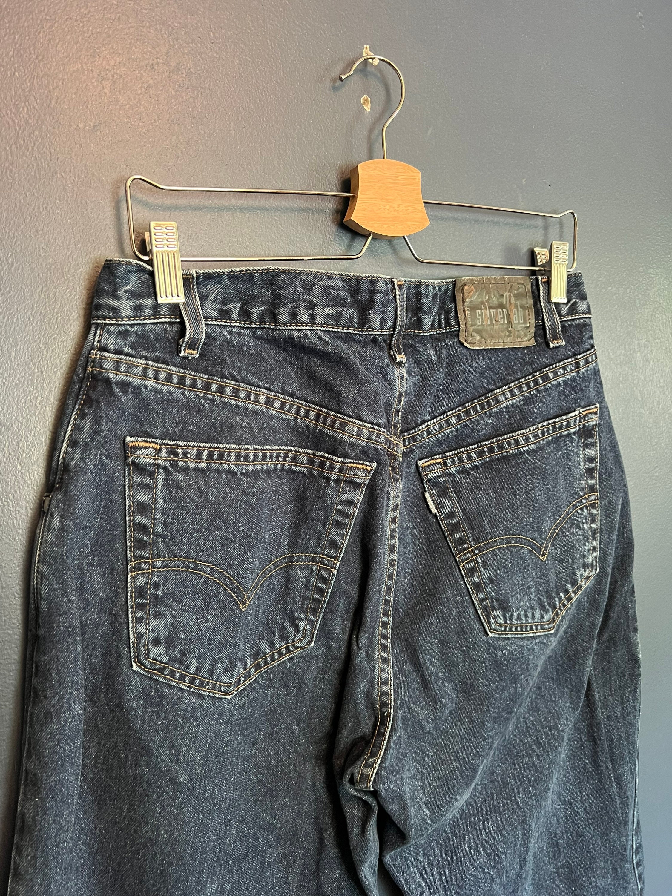 Silver Tab Jeans 90s - Etsy