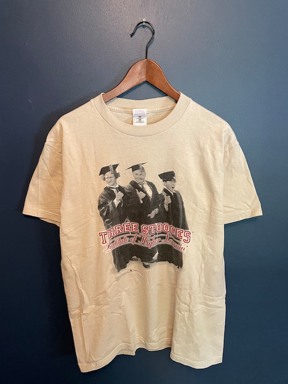 Vintage 90’s Three Stooges University T Shirt Tee… - image 2