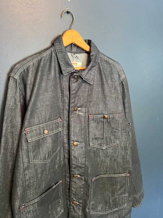 Vintage 70s Montgomery Ward LVC King Denim Chore Jacket Size 