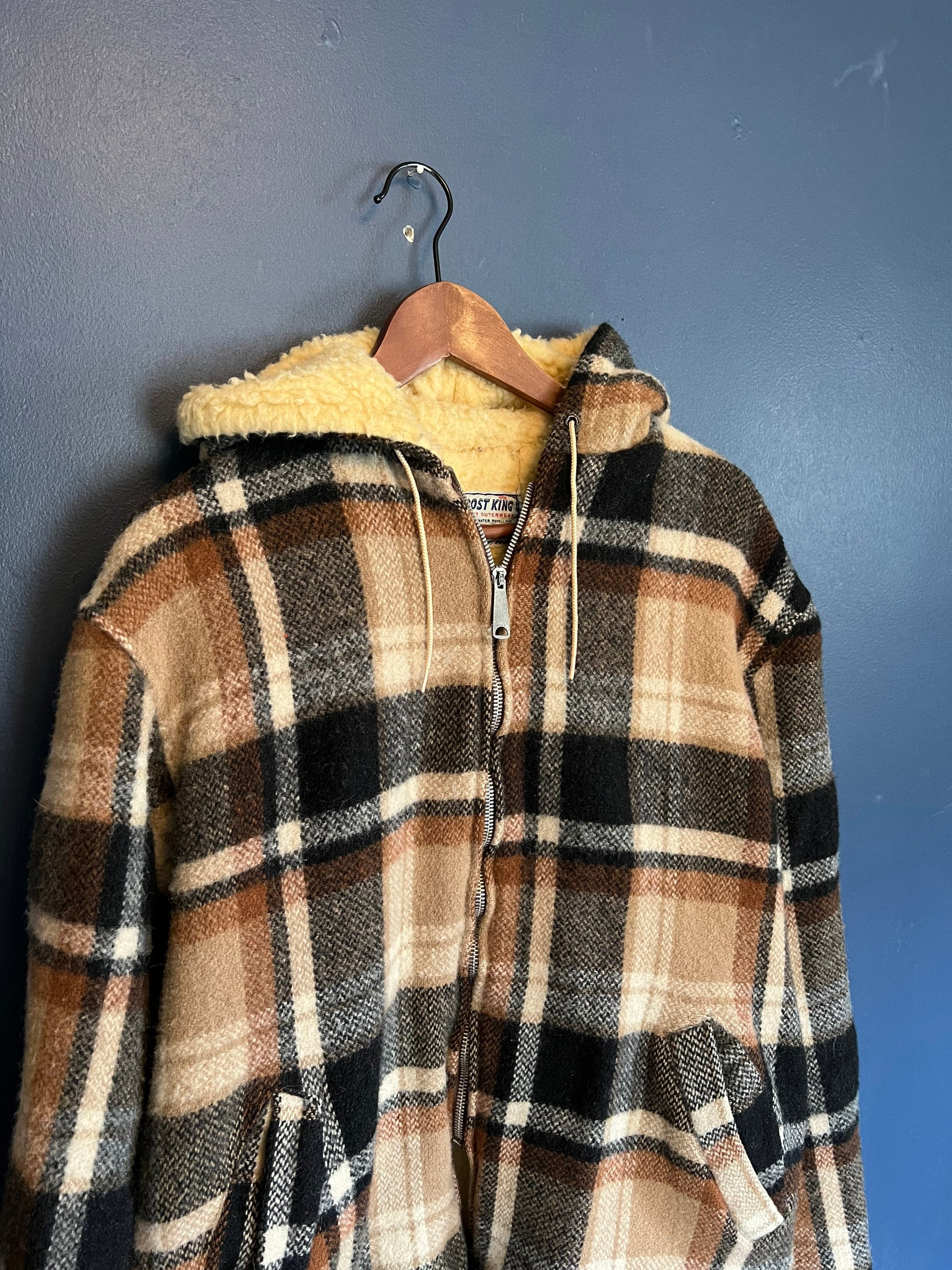 Polo Ralph Lauren Plaid Pile-Lined Fleece Full Zip Hoodie