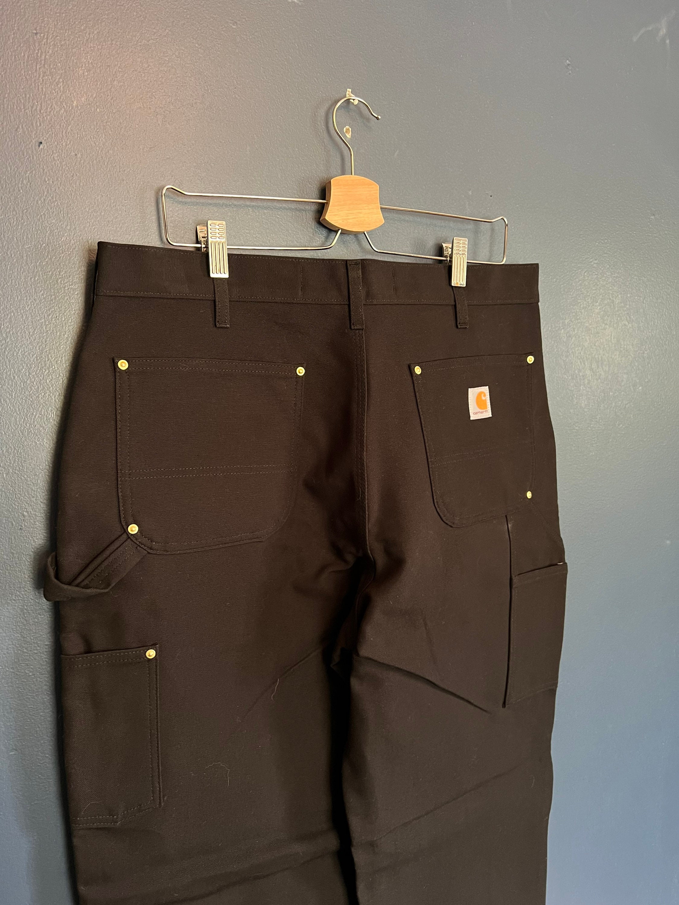 Carhartt Men's Pants Duck Double Front Stained Discolored Vintage 80's 36 x  30
