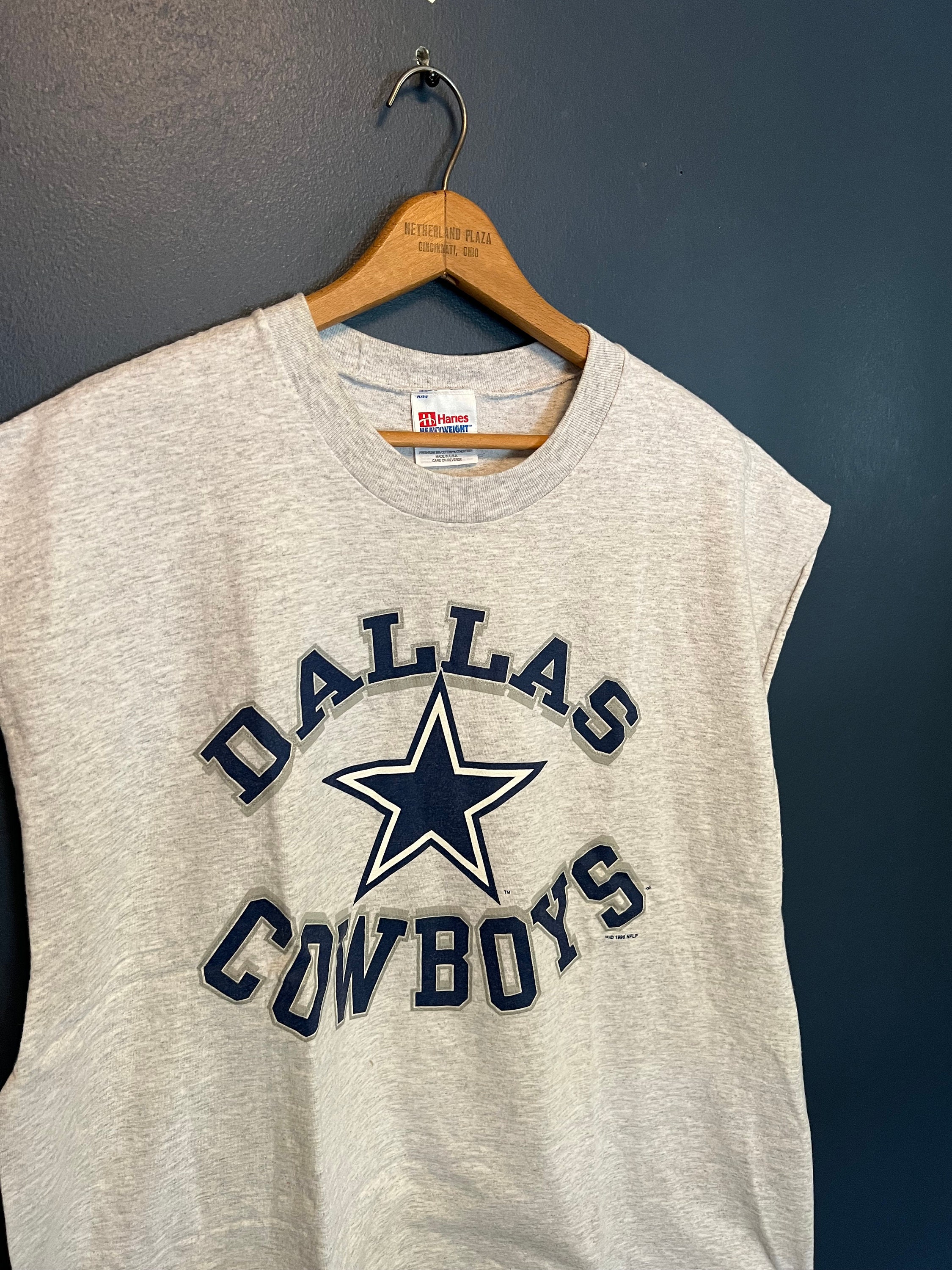 47 Women's Dallas Mavericks Grey Dolly Cropped T-Shirt