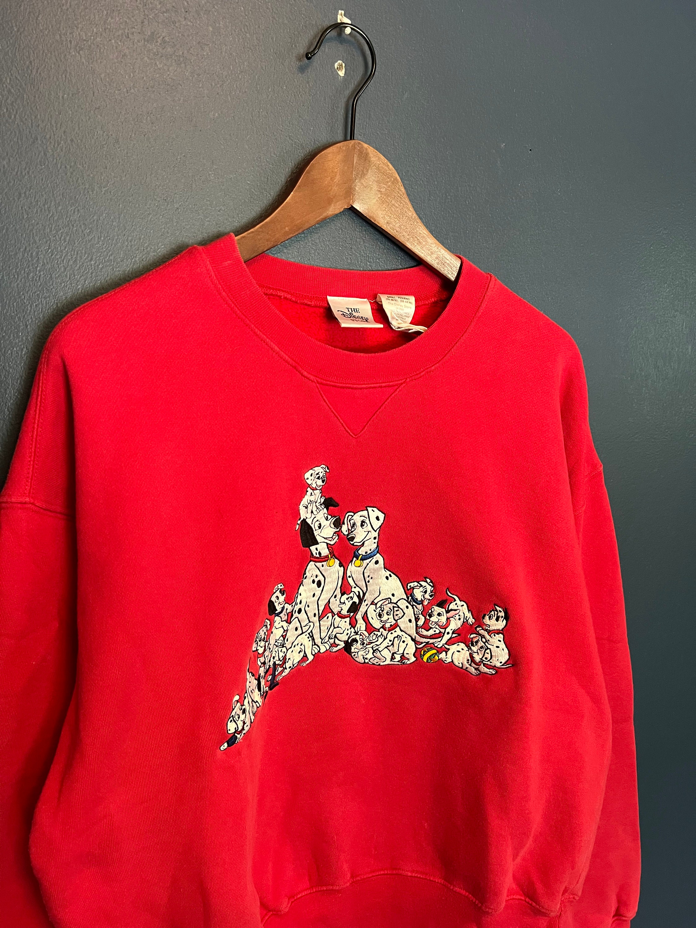 Vintage Disney 101 Dalmatians Red T-Shirt Single - Depop