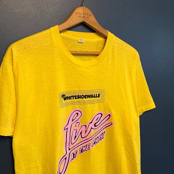 Vintage 80’s The Whitesidewalls Live In The Park Tee Size Large