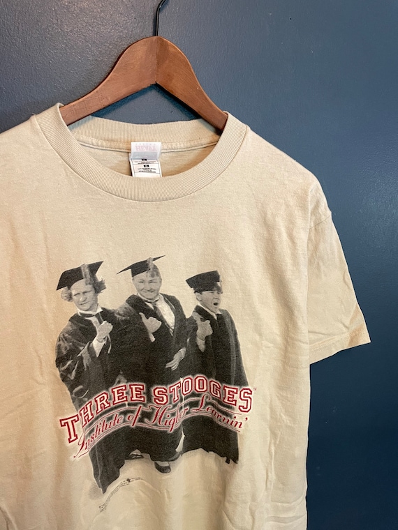 Vintage 90’s Three Stooges University T Shirt Tee… - image 1